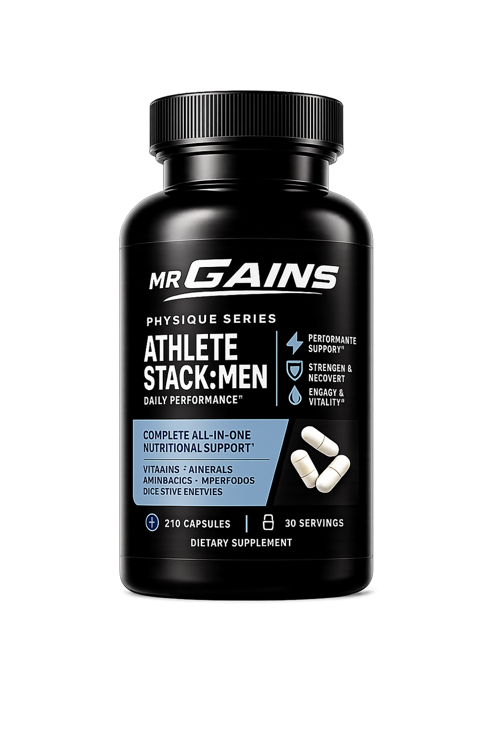 Vitamins Athlete Stack: Men