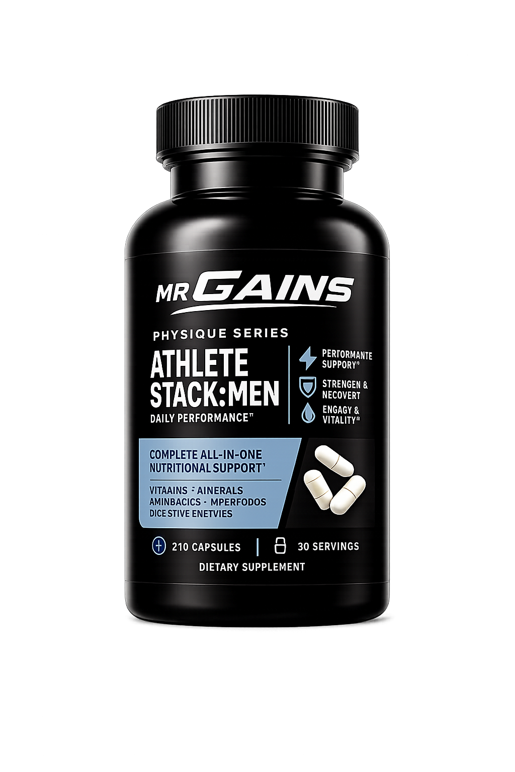 Vitamins Athlete Stack: Men